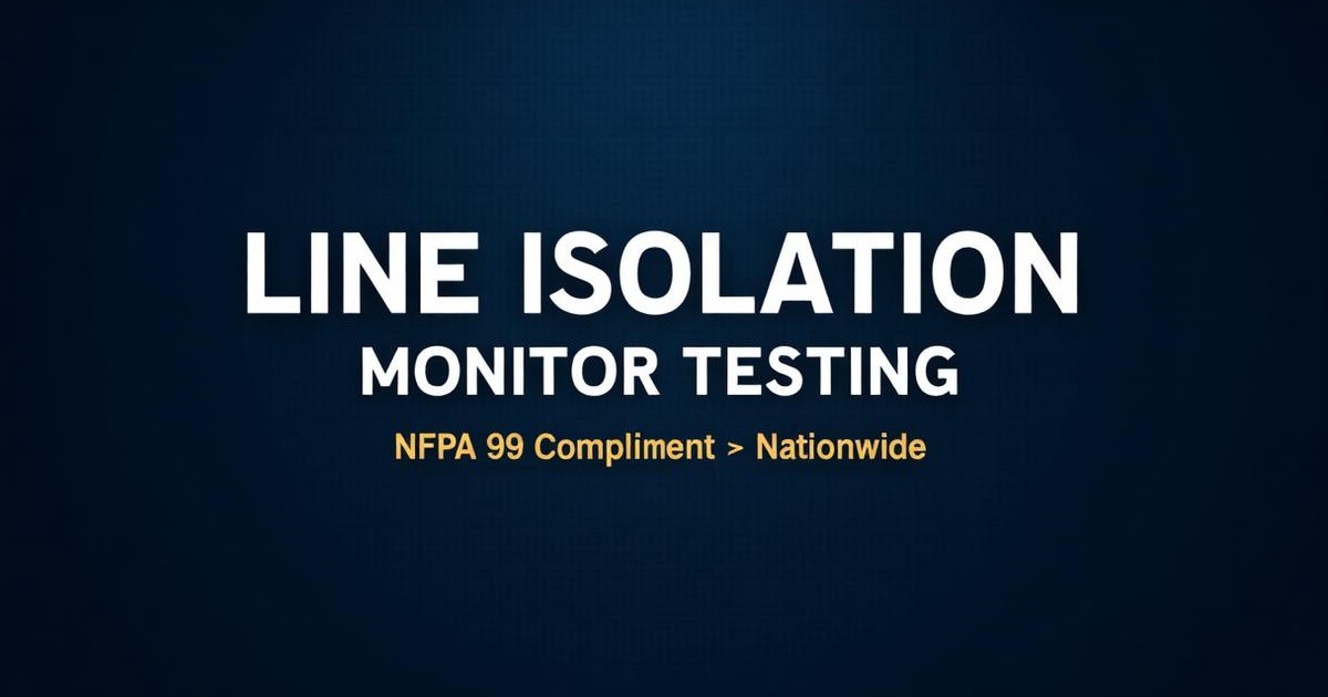 Line Isolation Monitor (LIM) Testing | NFPA 99 | MTS