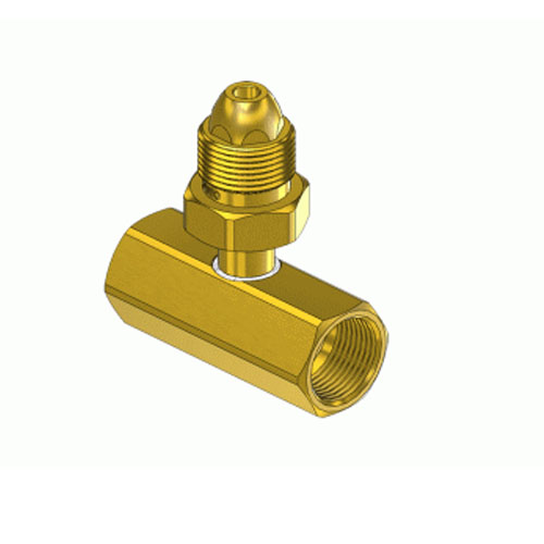 Superior C-2580, Brass CGA Manifold Coupler Tee