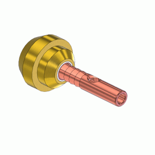 Superior CN-28, Brass Nipple & Copper Tube Assembly