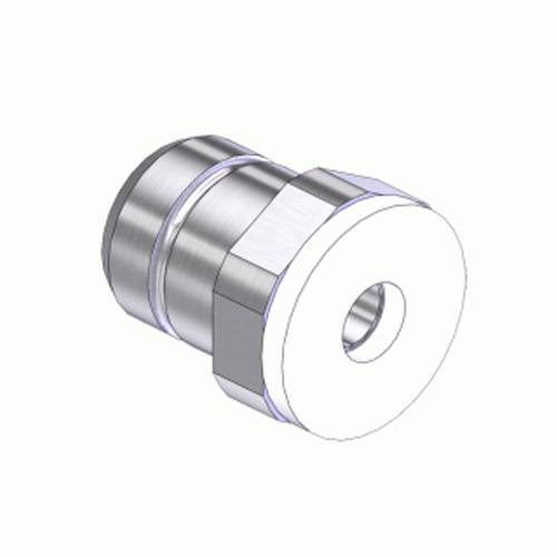 Superior NP-147C2SS, CGA-320 Nipple-Countersunk Inlet