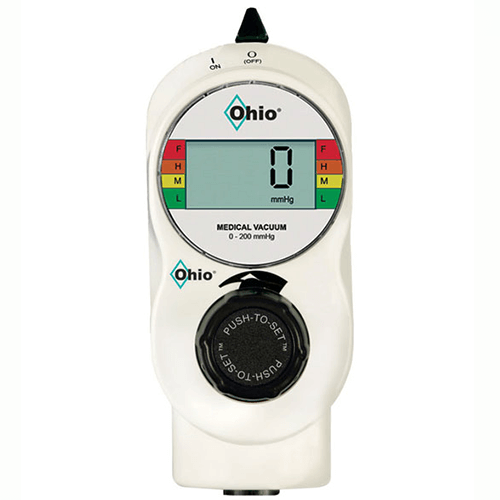 Vacuum Regulator, Ohio Medical Push-To-Set?, 2 Mode Continuous, Adult, Digital