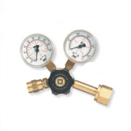 Compact Click-Style Regulator with handtight CGA-540 Nut and Nipple Inlet OPA-520 