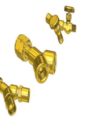 Brass Y Connectors