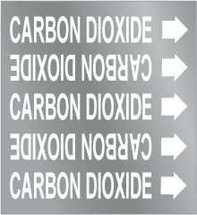 Seton Pipe Marker Carbon Dioxide