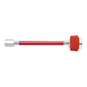 Hose Assembly; Instrument Air; Non Conductive (1/4″); Red; 1/4 NPT Female Pipe Thread; DISS Female HT Nut / Nipple