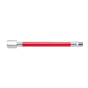 Hose Assembly; Instrument Air; Non Conductive (1/4″); Red; 1/4 NPT Female Pipe Thread; 1/8 NPT Male Pipe Thread