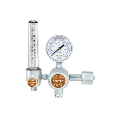 GenTech Flowmeter Regulators Diaphragm-type Regulator with 0-12 LPM Flowmeter, CGA 280 Inlet 197HX-1